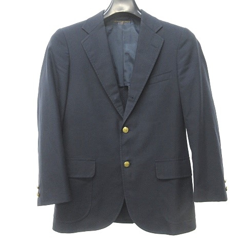 ブルックスブラザーズ Brooks Brothers テーラードジャケット ブレザー 紺ブレ 金釦 段返り 3b ネイビー 紺 86 19 Rrr メンズ 023 ベクトルパーク