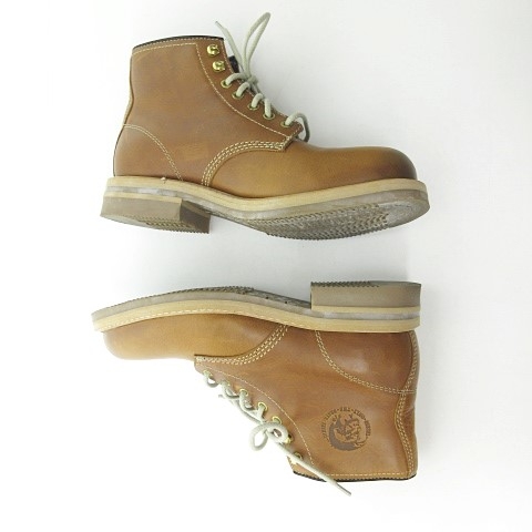 ディーゼル DIESEL ショートブーツ レースアップ レザー キャメル 茶系  