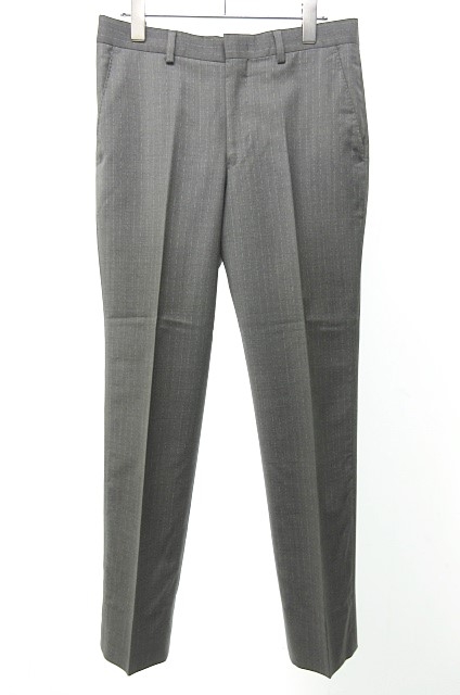 ポールスミス super130 ストライプ セットアップ スーツ グレー M ポールスミス super130 ストライプ セットアップ スーツ グレー M
