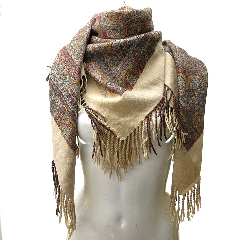 クリスチャンディオール Christian Dior ペイズリー 大判 ストール  