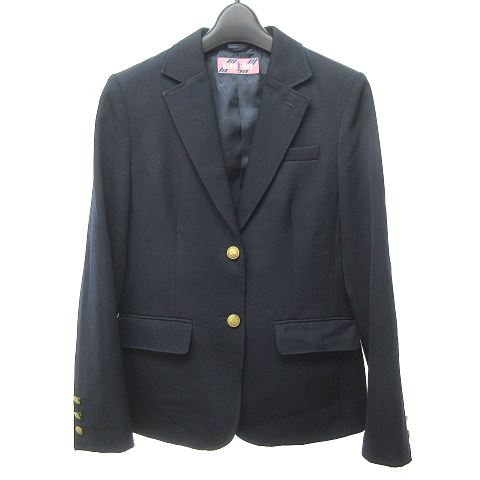 イーストボーイ East Boy 美品 テーラードジャケット ブレザー スクール 紺ブレ 金ボタン ウールギャバ 2b ネイビー37 7 約s 0105 レディース 023 ベクトルパーク