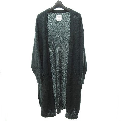 ユナイテッドトウキョウ United Tokyo モヘヤロングカーディガン ニット ボタンレス スリット モスグリーン 1 0111 Nvw メンズ レディース 023 ベクトルパーク