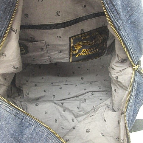 DIESEL デニムボストンバッグ 2way インディゴ y2k 00s 90s