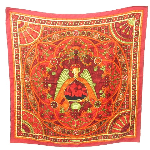 エルメス HERMES 美品 Lumieres de Paris パリの灯 カレ90 シルク 大判 