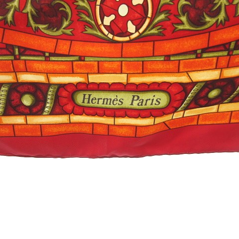 エルメス HERMES 美品 Lumieres de Paris パリの灯 カレ90 シルク 大判 
