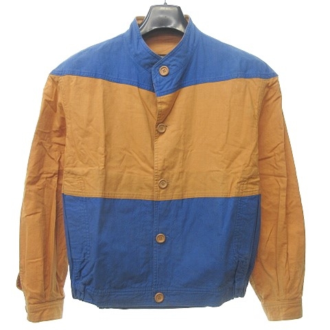 ジバンシィ Givenchy Gentleman ヴィンテージ シャツ ジャケット 長袖 スタンドカラー バイカラー 青 オレンジ 約m 国内正規品 0222 Ecr メンズ 023 ベクトルパーク