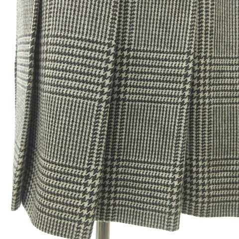セリーヌ CELINE ヴィンテージ オールド プリーツスカート 膝丈 飾り 