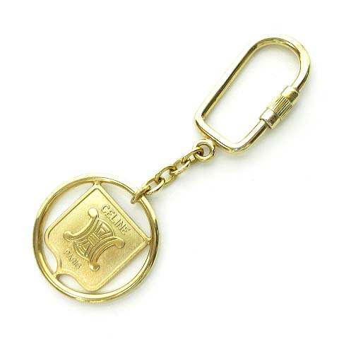 セリーヌ CELINE ヴィンテージ マカダム キーホルダー チャーム  