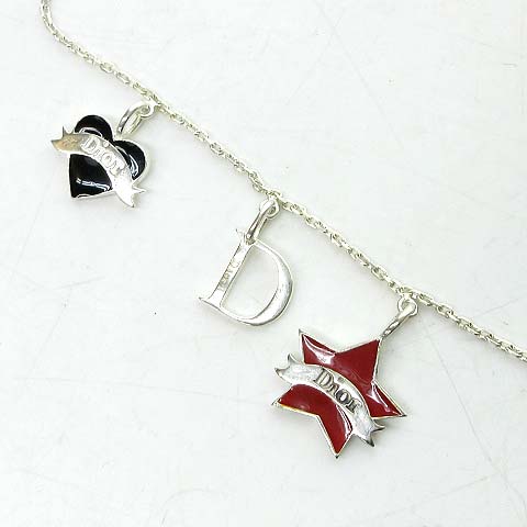 ベビーディオール baby Dior 925 シルバー ネックレス チョーカー D 
