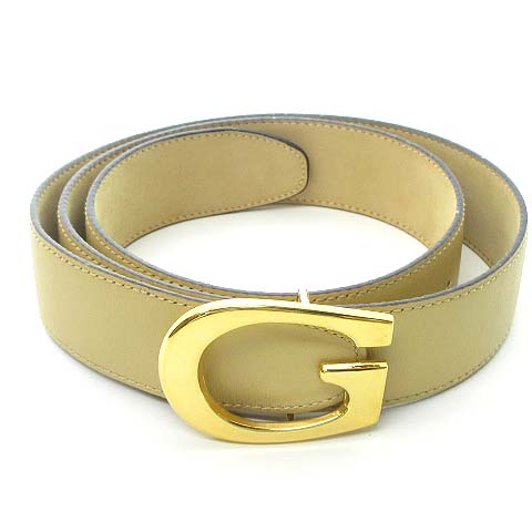 グッチ Gucci 美品 Gバックル リバーシブル レザー ヌバック ベルト ベージュ 80 32 0213 Pgn2 レディース 023 ベクトルパーク