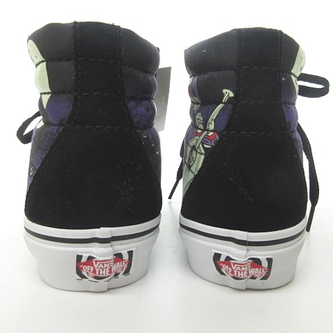 未使用品 バンズ Vans ディズニー Disney コラボ Jacks Lmnt Nghtmr Sk8 Hi スニーカー シューズ ナイトメア ビフォー クリスマス 黒 22 5cm 0219 レディース 023 ベクトルパーク