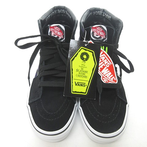 未使用品 バンズ Vans ディズニー Disney コラボ Jacks Lmnt Nghtmr Sk8 Hi スニーカー シューズ ナイトメア ビフォー クリスマス 黒 22 5cm 0219 レディース 023 ベクトルパーク