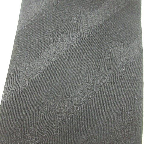 ナンバーナイン NUMBER (N)INE ネクタイ レギュラータイ 総柄 ロゴ