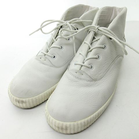 オニツカタイガー Onitsuka Tiger OCALLA TH4W1L ミドルカット スニーカー シューズ レザー ホワイト 白 US71/2  25.5cm 0222 RRR メンズ