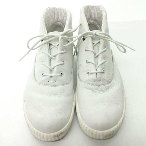 オニツカタイガー Onitsuka Tiger OCALLA TH4W1L ミドルカット スニーカー シューズ レザー ホワイト 白 US71/2 25.5cm 0222 RRR メンズ