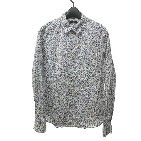 ポールスミス PAUL SMITH 美品 HAPPY FLORAL PRINT SHIRT 長袖 