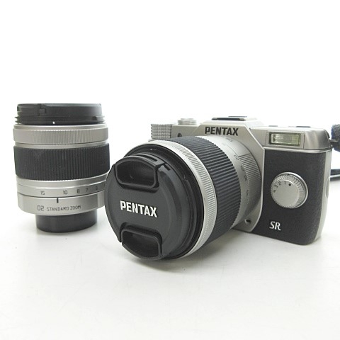 ペンタックス Pentax Q10 コンパクト デジタル 一眼 カメラ ミラーレス ズームレンズキット シルバー ブラック 黒 クイックハンドブック付き 0226 Rrr その他 023 ベクトルパーク