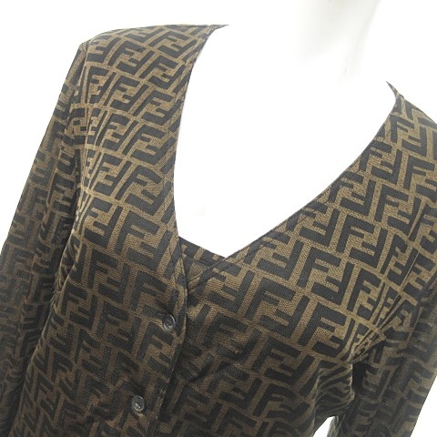 フェンディ FENDI ズッカ柄 アンサンブルニット カーディガン