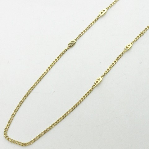 クリスチャンディオール Christian Dior CDモチーフ チェーン ロング 