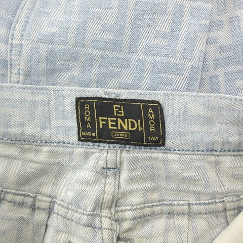 フェンディ FENDI ヴィンテージ オールド デニム テーパード パンツ 