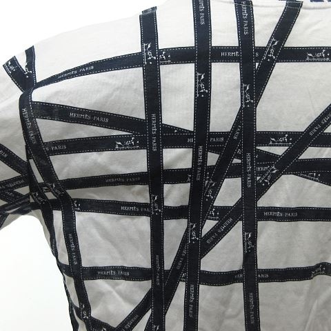 エルメス HERMES マルジェラ期 ボルデュックリボン柄 Tシャツ 