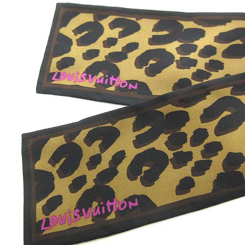 ルイヴィトン LOUIS VUITTON 美品 M72394 バンドー レオパード柄 豹柄  