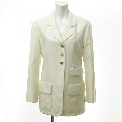 シャネル CHANEL 80s～90s ココマーク ジャケット ブレザー 金ボタン  