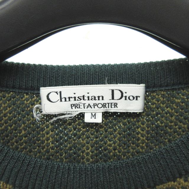 クリスチャンディオール Christian Dior トロッター 総柄 ウール 