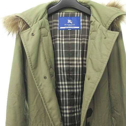 バーバリーブルーレーベル BURBERRY BLUE LABEL ダッフル 中綿 コート 
