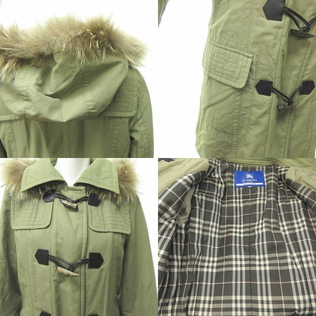 バーバリーブルーレーベル BURBERRY BLUE LABEL ダッフル 中綿 コート 