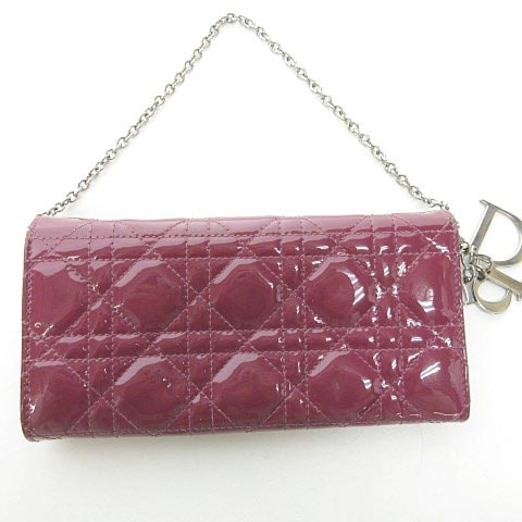 クリスチャンディオール Christian Dior チェーンウォレット 長財布  