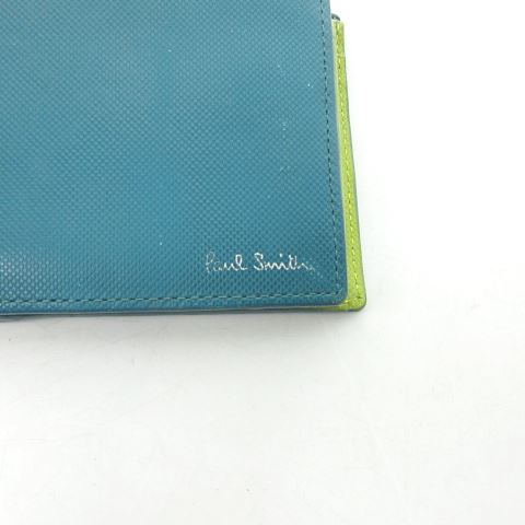 ポールスミス PAUL SMITH レザー 二つ折り財布 ウォレット ロゴ