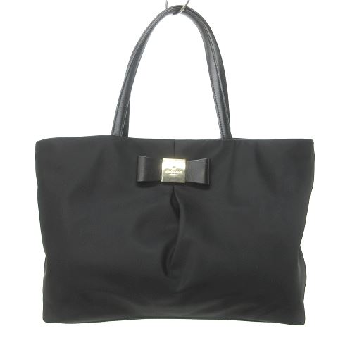 kate spade トートバッグ ナイロン × レザー キルティング