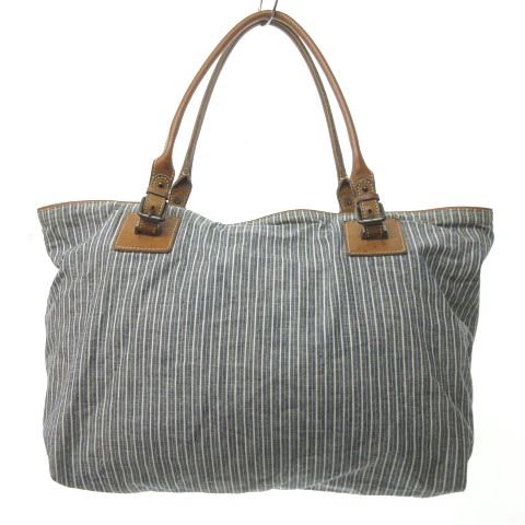 ディーゼル DIESEL トートバッグ ストライプ ショルダー レザー 刺繍 