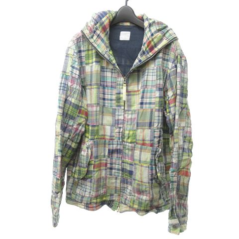 グッドイナフ GOODENOUGH ジップアップ パーカー ジャケット パッチ 