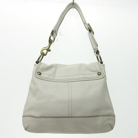コーチ COACH 10327 ショルダーバッグ ワンショルダー レザー ホワイト 