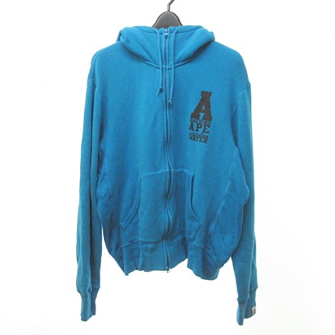 アベイシングエイプ A BATHING APE ロゴ プリント フーディ パーカー 