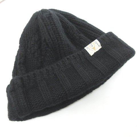 ルードギャラリー Rude Gallery Black Rebel ビーニー ニット帽 ニットキャップ ケーブルニット 黒 ブラック 0807 メンズ 023 902107270018 ベクトルパーク
