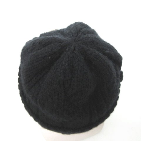 ルードギャラリー Rude Gallery Black Rebel ビーニー ニット帽 ニットキャップ ケーブルニット 黒 ブラック 0807 メンズ 023 902107270018 ベクトルパーク