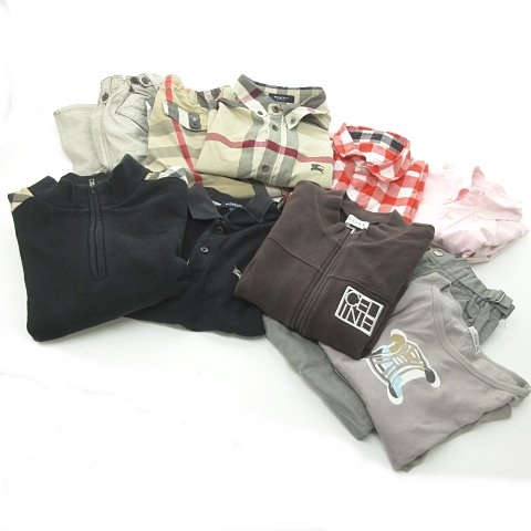 未使用 バーバリー Tシャツ 130 ロゴT キュロット パンツ セットアップ  