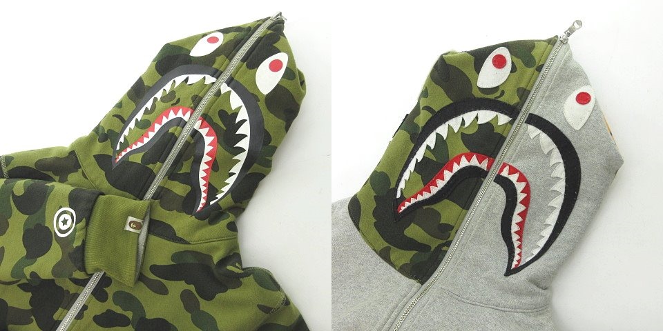 アベイシングエイプ A BATHING APE サルカモ リバーシブル 迷彩 