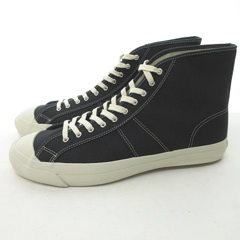 未使用品 オールドジョー Oldjoe Athletic Sneaker Black Natural キャンバス ハイカット スニーカー 黒 ブラック 10 28cm Bl 02 メンズ 023 ベクトルパーク