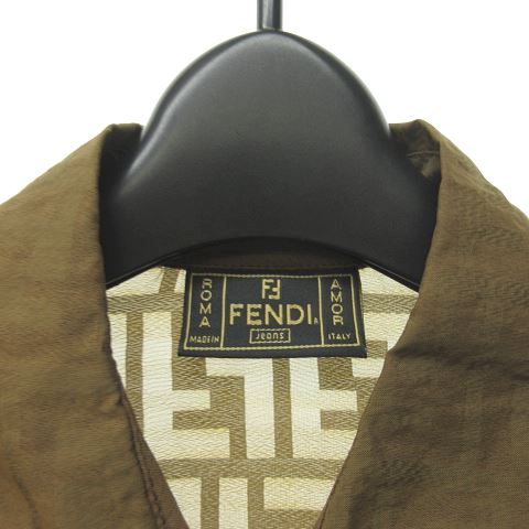 未使用品 フェンディ FENDI ヴィンテージ ズッカ シアー シャツ 