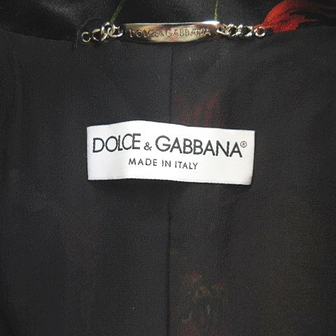 ドルチェ&ガッバーナ ドルガバ DOLCE&GABBANA 美品 ステンカラー  