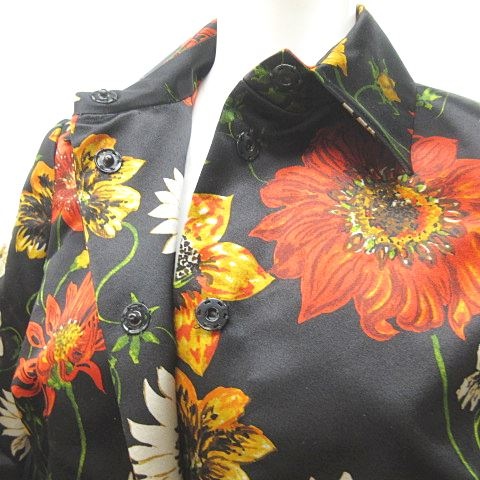 Dolce&Gabbana】DGロゴ 花柄 ロング コート 長袖 襟付き (Dolce  