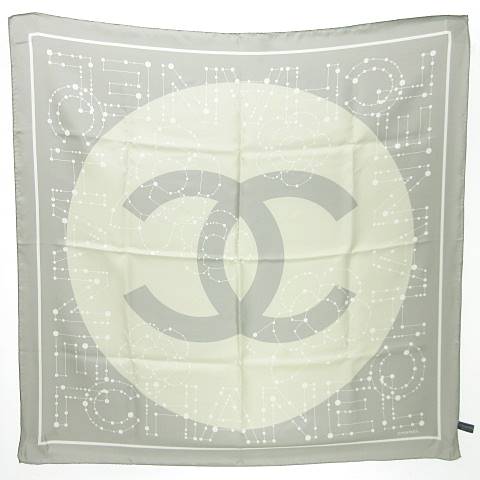 シャネル CHANEL 美品 13P 星座 カメリア ココマーク スクエア 