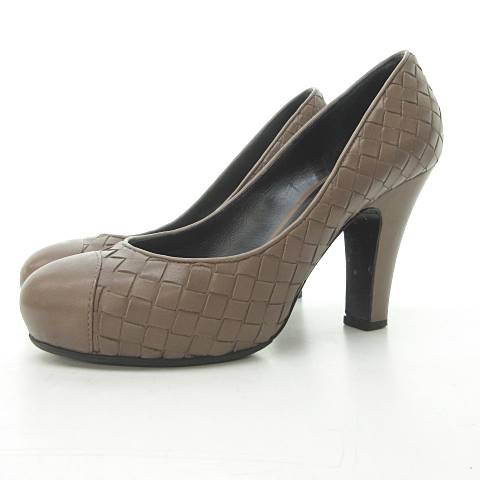 ボッテガヴェネタ BOTTEGA VENETA イントレチャート パンプス 