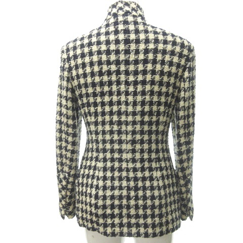 シャネル CHANEL ヴィンテージ スタンドカラー ツイードジャケット  