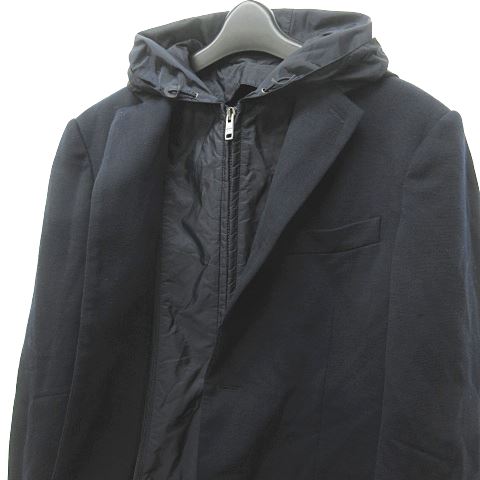 プラダ PRADA 16SS ナイロンフード付 テーラード ジャケット ブレザー 