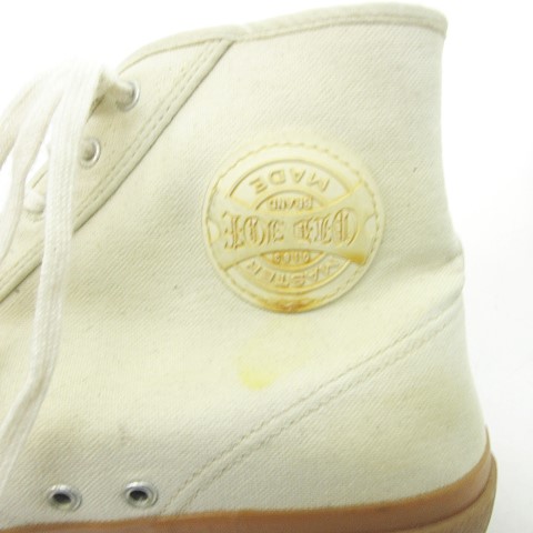 オールドジョー OLDJOE ハイカット キャンバス スニーカー 生成り 